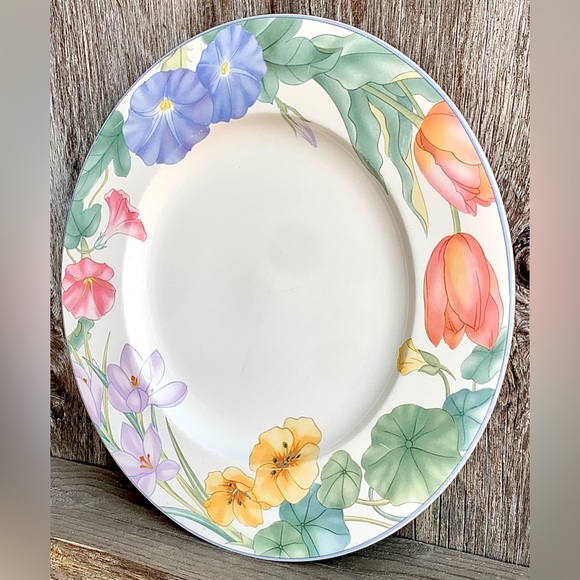 Vintage Discontinued Mikasa Optima SPRING LEGACY 10.75” Dinner Plate Replacement - Picture 15 of 16